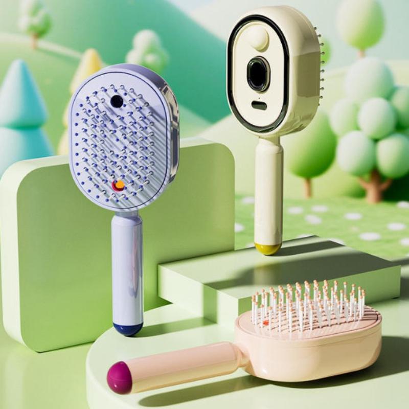 Hair Care Oil - Vibration Scalp Massage Spray Comb Hair