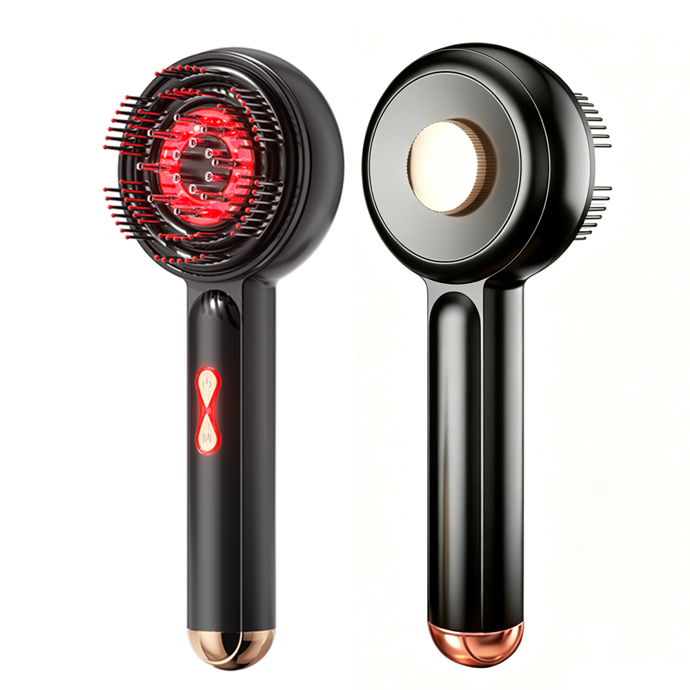Hair Care Oil - Electric Red Light Vibration Massage Comb
