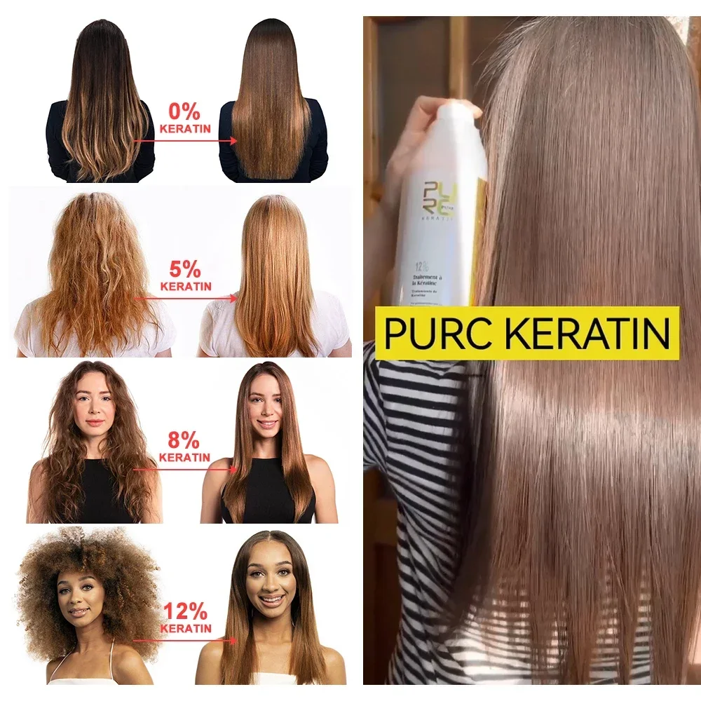 PURC Keratin Hair Straightenin - đánh giá và giá Hair Care For Curly Dry Hair