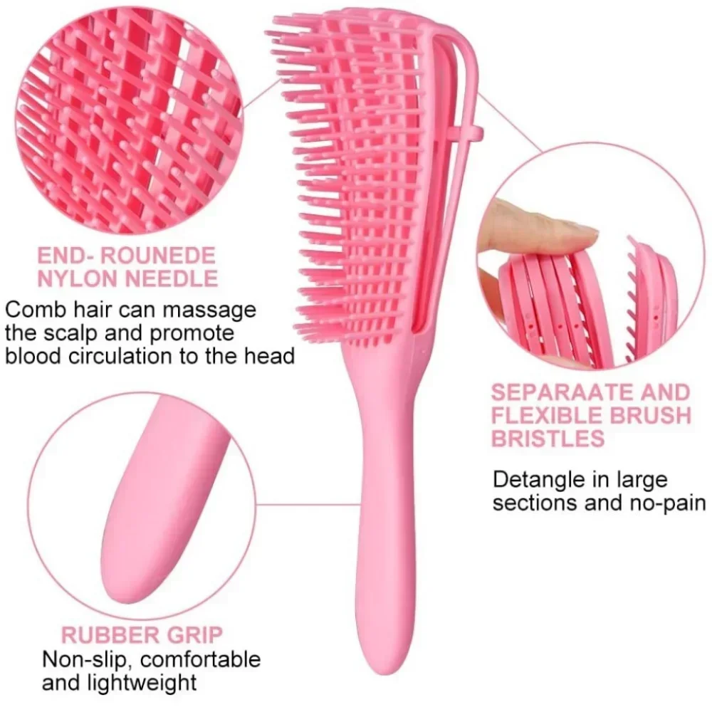 Detangling Brush For 4C Curly  - đánh giá và giá Hair Care For Curly Dry Hair