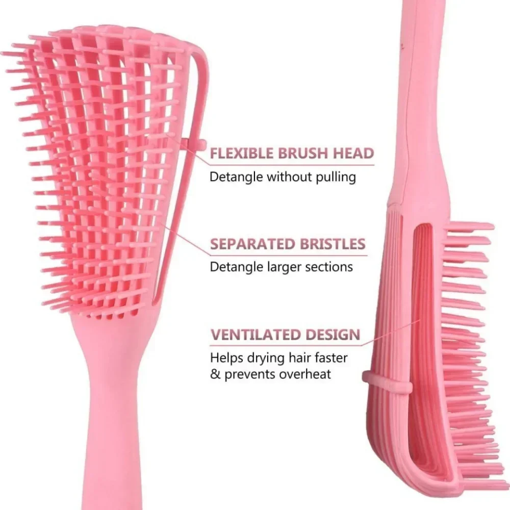 Detangling Brush For 4C Curly  - đánh giá và giá Hair Care For Curly Dry Hair