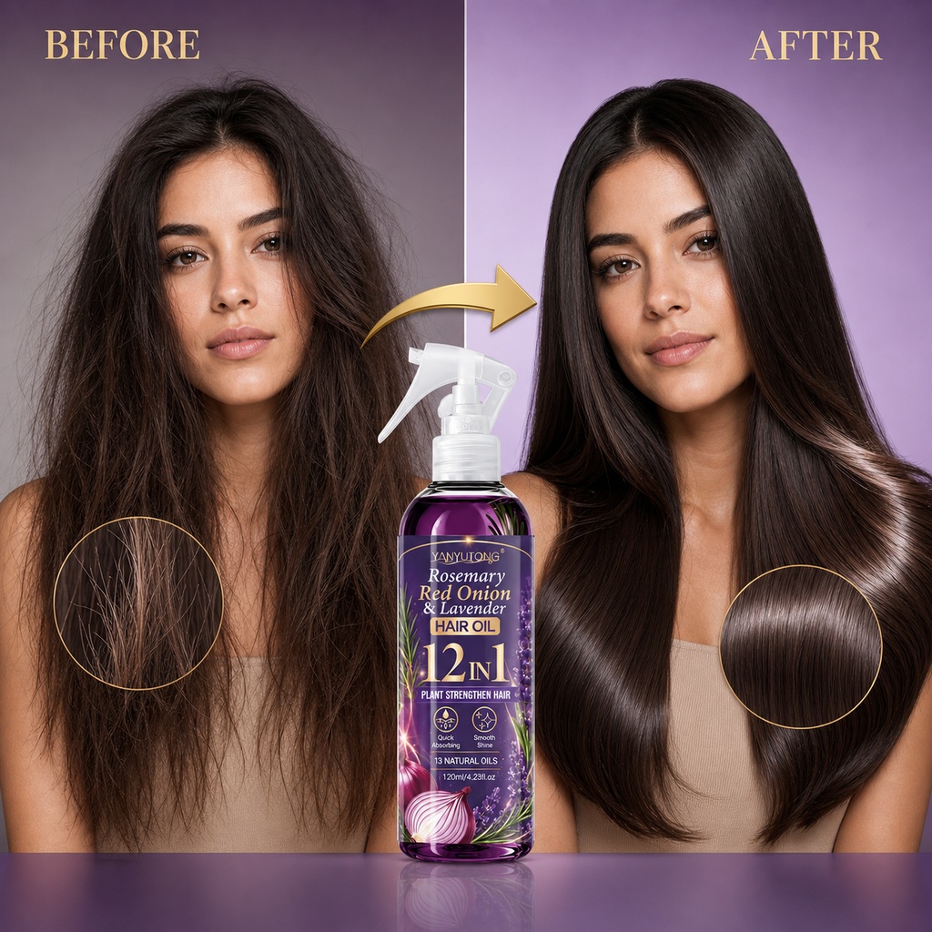 120ml Rosemary and Onion Hair  - đánh giá và giá Hair Care Heat Protectant