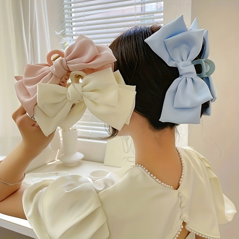 Bow Hair Claws Clip Large Shar - đánh giá và giá Hair Clip Claw Large
