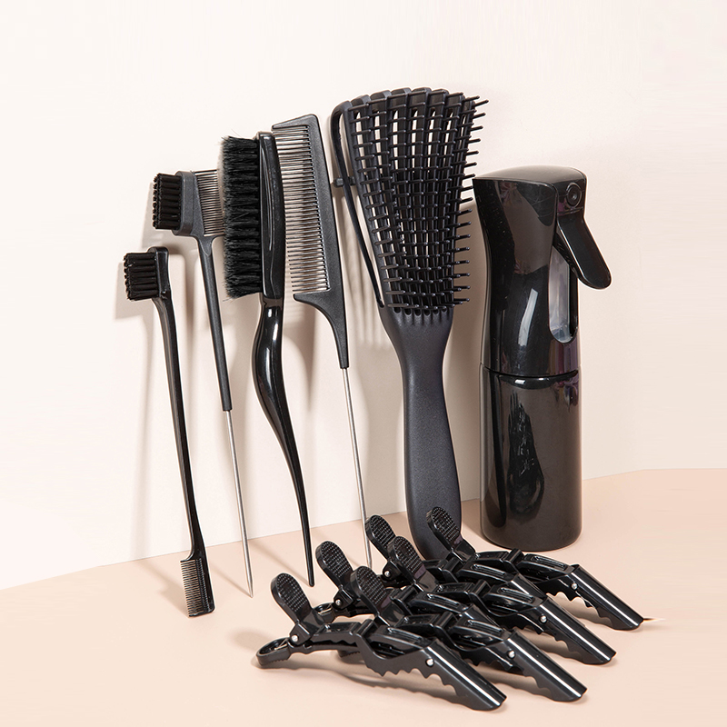 Detangling Brush 10 Pieces Hai - đánh giá và giá Hair Care Long Hair