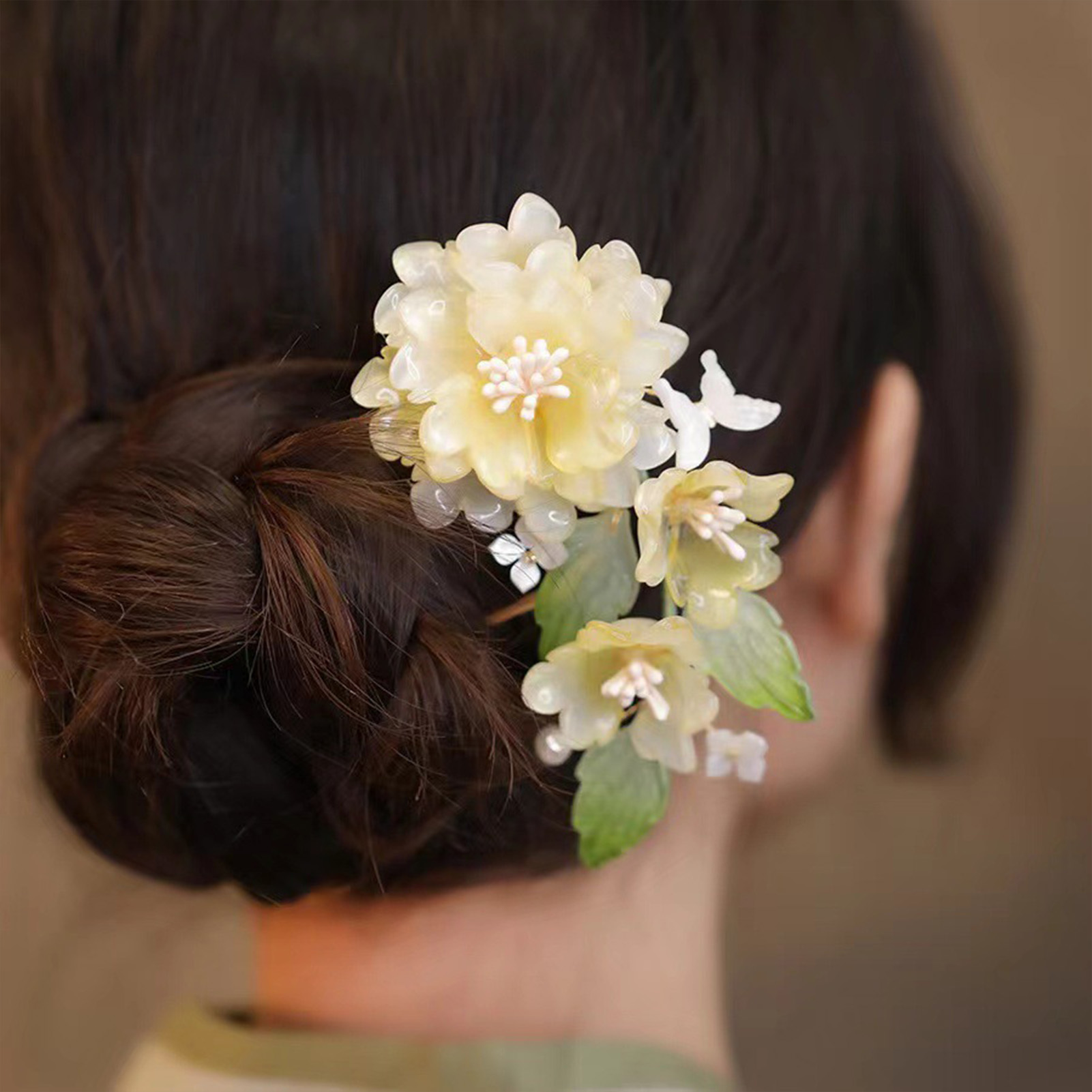 Flower U-shaped Hairpin Chines - đánh giá và giá Hair Care Japanese