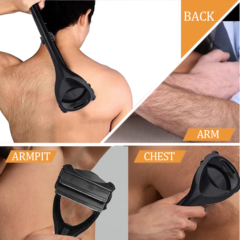 New Men's Painless Back Shaver - đánh giá và giá Hair Care Long Hair